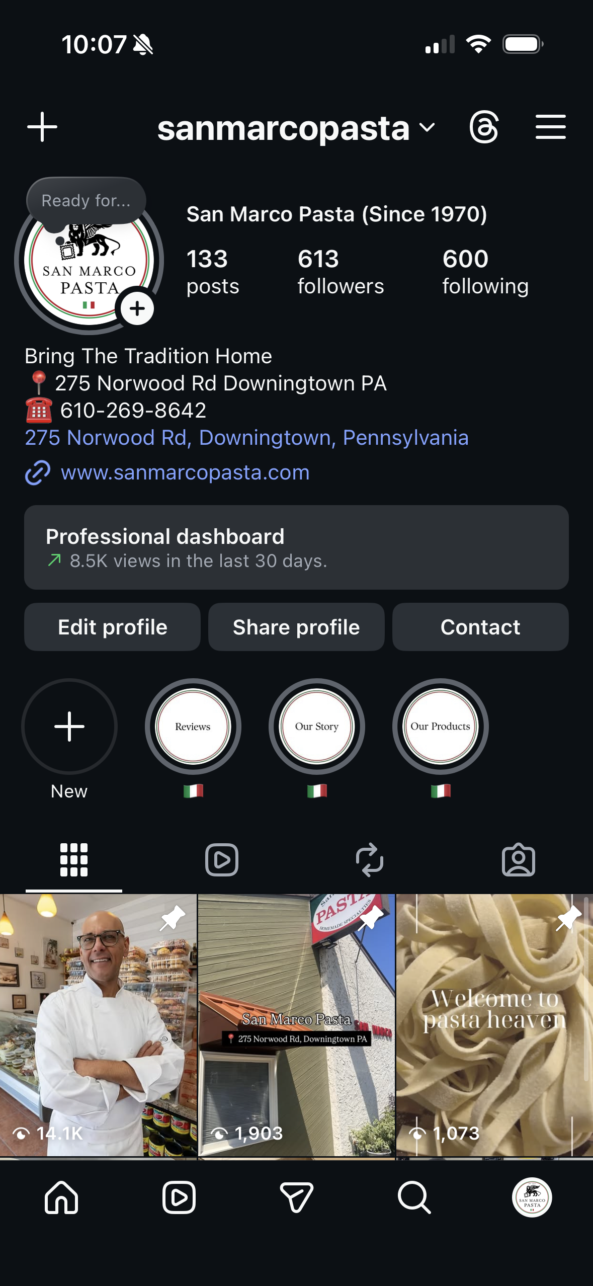 San Marco Pasta after